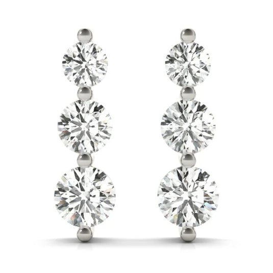 HN Classic 3 Stone Earrings