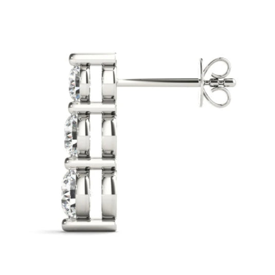 HN Classic 3 Stone Earrings