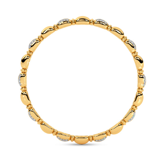 Flexi Glimmer Diamond Bangle