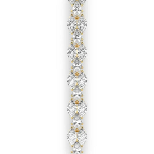 HN Marquise and Pear Tennis Bracelet